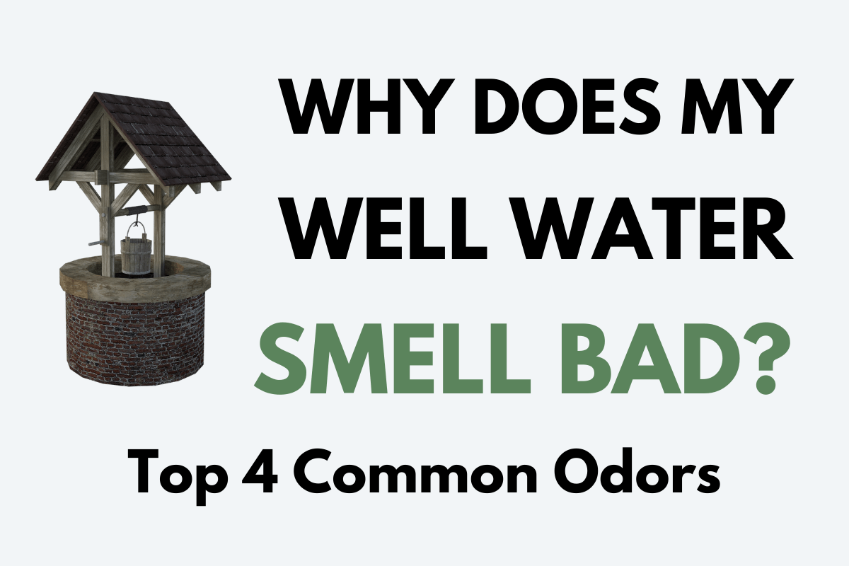 infographic why does my well water smell bad