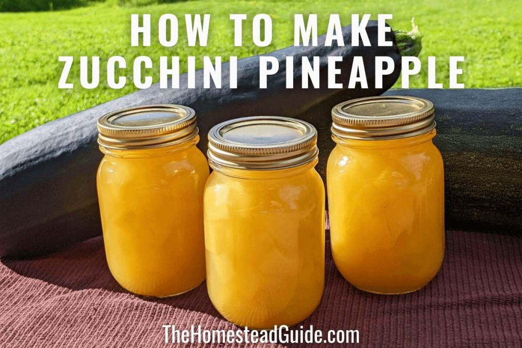 How to make zucchini pineapple