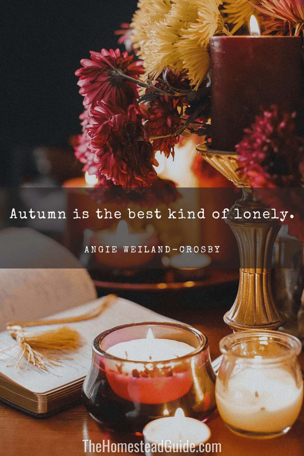 Autumn is the best kind of lonely.